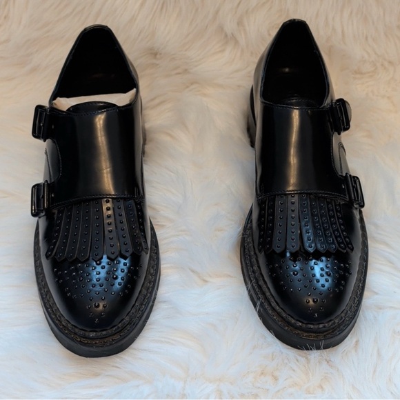 The Office Of Angela Scott Shoes - Black Women's Brogue Shoes